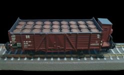 In der Spur 3010009 - TT - Holzfässer, 225 l - dunkelbraun (27 Stück)
